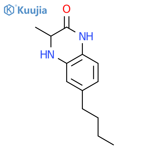 2(1H)-QUINOXALINONE, 6-BUTYL-3,4-DIHYDRO-3-METHYL- structure