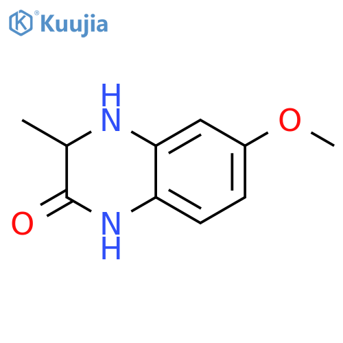 6-methoxy-3-methyl-1,2,3,4-tetrahydroquinoxalin-2-one structure