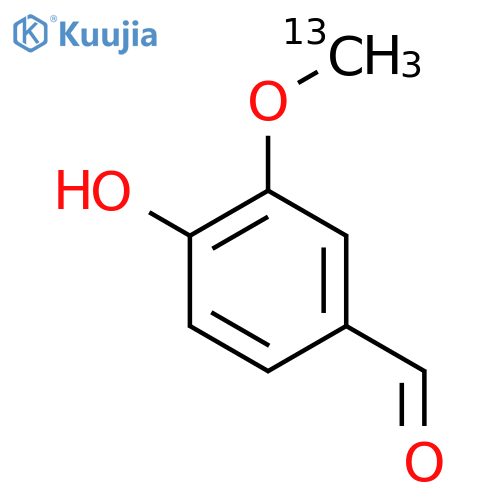 Vanillin-13C structure