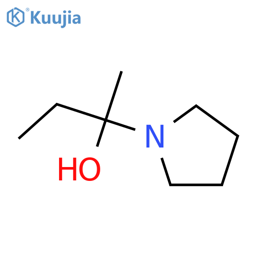 a-methyl-1-Pyrrolidinepropanol structure