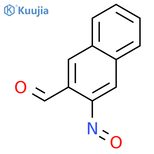 2-NAPHTHALENECARBOXALDEHYDE, 3-NITROSO- structure
