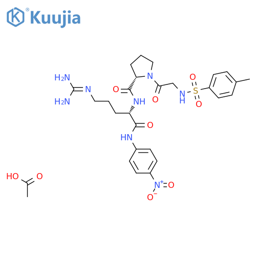 N-P-TOSYL-GLY-PRO-ARG P-NITROANILIDE ACETATE SALT structure