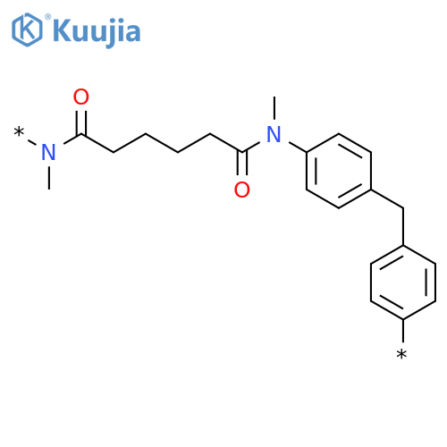 POLY[(METHYLIMINO)(1,6-DIOXO-1,6-HEXANEDIYL)(METHYLIMINO)-1,4-PHENYLENEMETHYLENE-1,4-PHENYLENE] structure