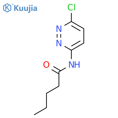 Pentanamide,n-(6-chloro-3-pyridazinyl)- structure