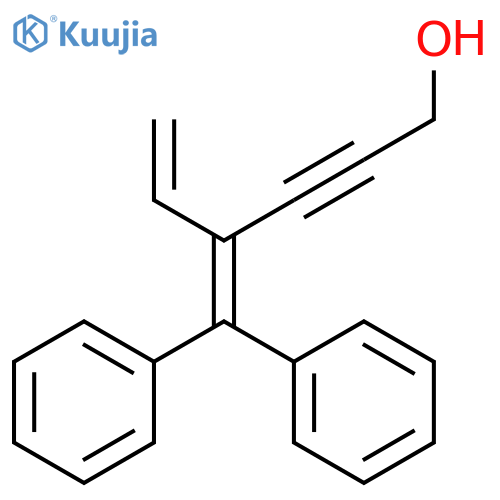 5-HEXEN-2-YN-1-OL, 4-(DIPHENYLMETHYLENE)- structure
