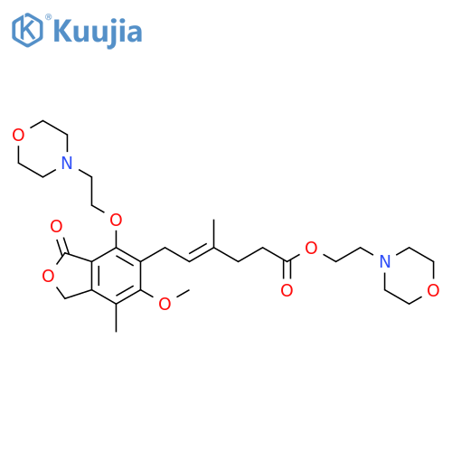 Mycophenolate Morpholinoethyl Ether structure
