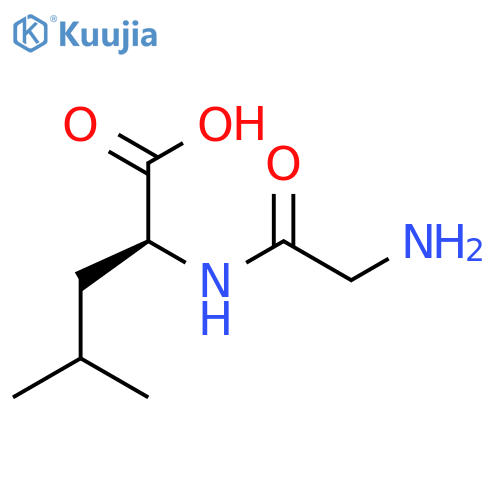 Glycyl-L-leucine structure