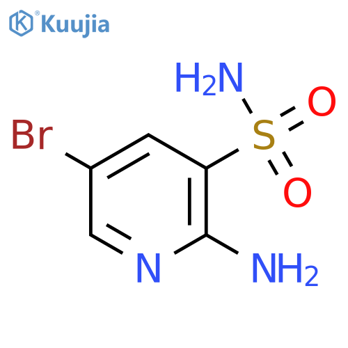 2-amino-5-bromopyridine-3-sulfonamide structure