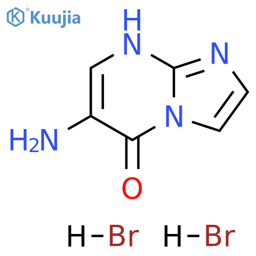 6-amino-1H,5H-imidazo1,2-apyrimidin-5-one dihydrobromide structure