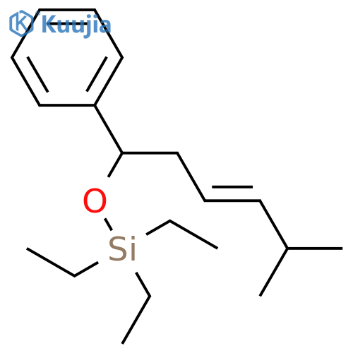 SILANE, TRIETHYL[(5-METHYL-1-PHENYL-3-HEXENYL)OXY]- structure