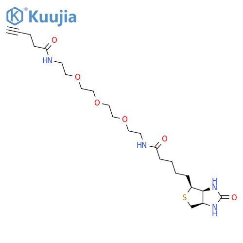 Biotin-PEG3-NH-Pentynoyl structure