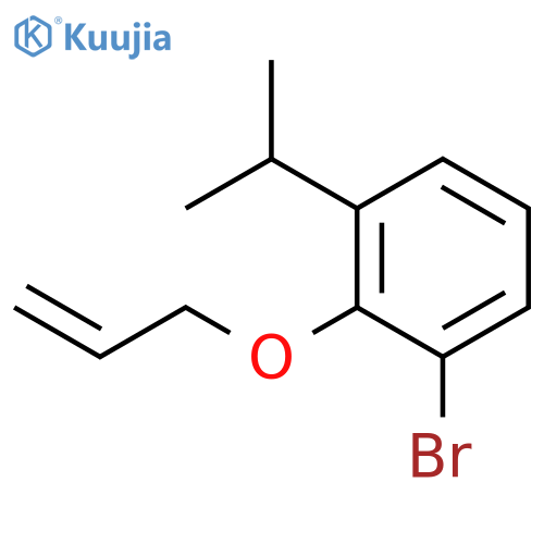 BENZENE, 1-BROMO-3-(1-METHYLETHYL)-2-(2-PROPENYLOXY)- structure