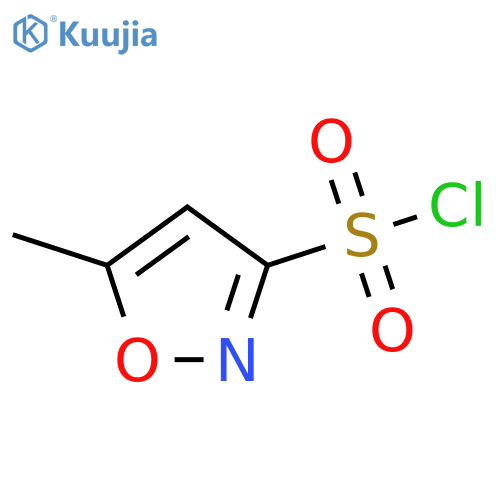 5-methyl-1,2-oxazole-3-sulfonyl chloride structure