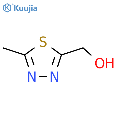 (5-Methyl-1,3,4-thiadiazol-2-yl)methanol structure