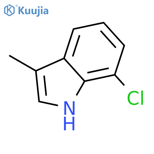 7-chloro-3-methyl-1H-Indole structure