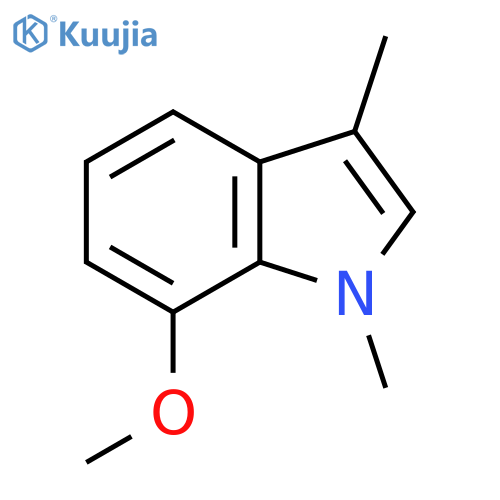 7-Methoxy-1,3-dimethyl-indole structure