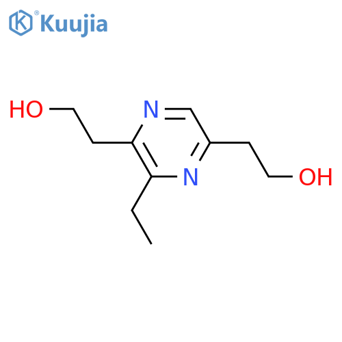 3-Ethyl-2,5-pyrazinediethanol structure