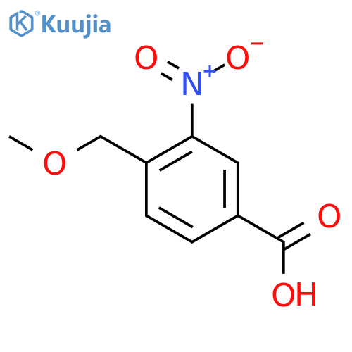 4-(Methoxymethyl)-3-nitrobenzoic acid structure