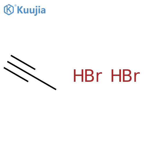 1-PROPYNE, COMPD. WITH BROMINE (1:2) structure