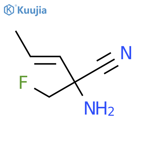 3-Pentenenitrile, 2-amino-2-(fluoromethyl)- structure
