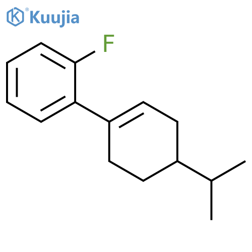 Benzene, 1-fluoro-2-[4-(1-methylethyl)-1-cyclohexen-1-yl]- structure
