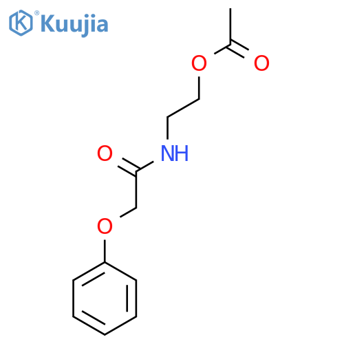 Acetamide, N-[2-(acetyloxy)ethyl]-2-phenoxy- structure