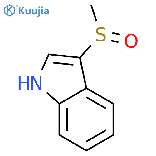 3-(methylsulfinyl)-1H-Indole structure
