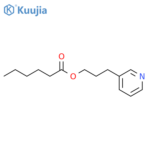 3-(Pyridin-3-YL)propyl hexanoate structure