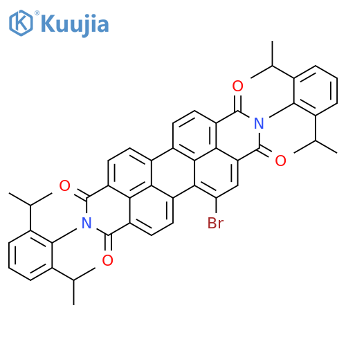 Anthra[2,1,9-def:6,5,10-d'e'f']diisoquinoline-1,3,8,10(2H,9H)-tetrone, 2,9-bis[2,6-bis(1-methylethyl)phenyl]-5-bromo- structure