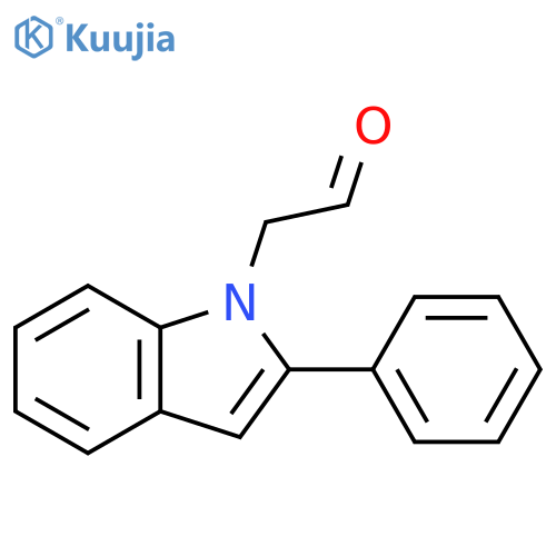 1H-Indole-1-acetaldehyde, 2-phenyl- structure