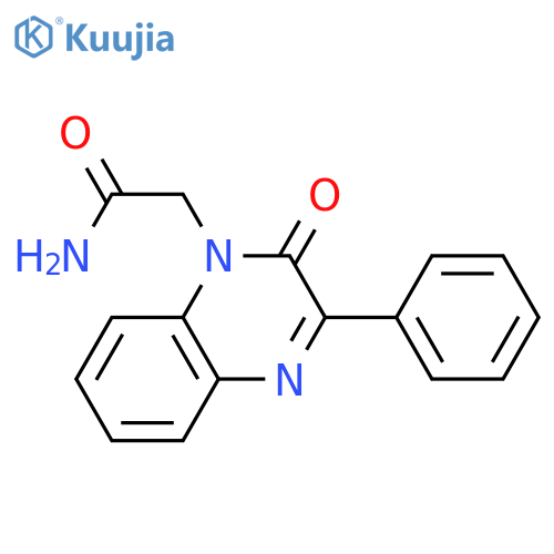 2-(2-oxo-3-phenyl-1,2-dihydroquinoxalin-1-yl)acetamide structure