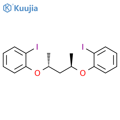 Benzene,1,1'-[[(1R,3R)-1,3-dimethyl-1,3-propanediyl]bis(oxy)]bis[2-iodo- structure
