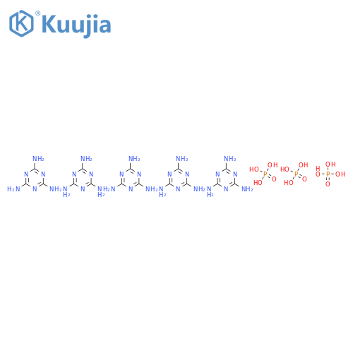 1,3,5-TRIAZINE-2,4,6-TRIAMINE, PHOSPHATE (5:3) structure