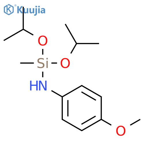 Silanamine, N-(4-methoxyphenyl)-1-methyl-1,1-bis(1-methylethoxy)- structure