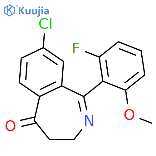 8-Chloro-1-(2-fluoro-6-methoxyphenyl)-3H-benzo[c]azepin-5(4H)-one structure