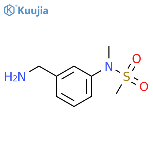 Methanesulfonamide, N-[3-(aminomethyl)phenyl]-N-methyl- structure