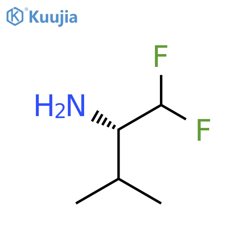 (2S)-1,1-difluoro-3-methylbutan-2-amine structure