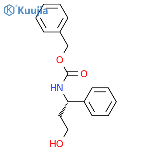 (S)-Cbz-3-Amino-3-phenylpropan-1-ol structure
