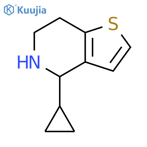 4-cyclopropyl-4H,5H,6H,7H-thieno3,2-cpyridine structure