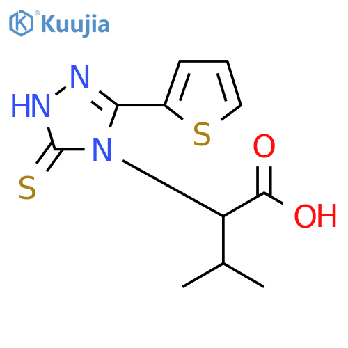 3-Methyl-2-3-sulfanyl-5-(thiophen-2-yl)-4H-1,2,4-triazol-4-ylbutanoic Acid structure