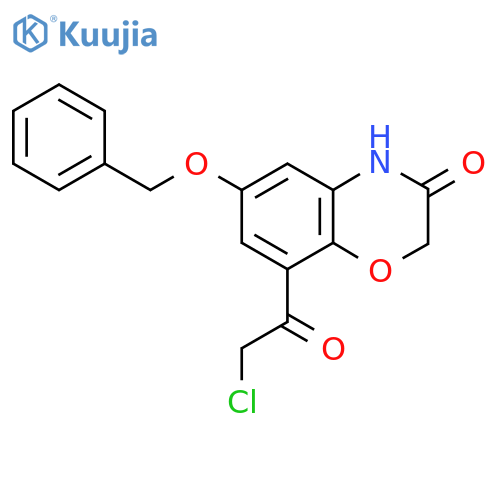 6-(Benzyloxy)-8-(2-chloroacetyl)-2H-benzo[b][1,4]oxazin-3(4H)-one structure