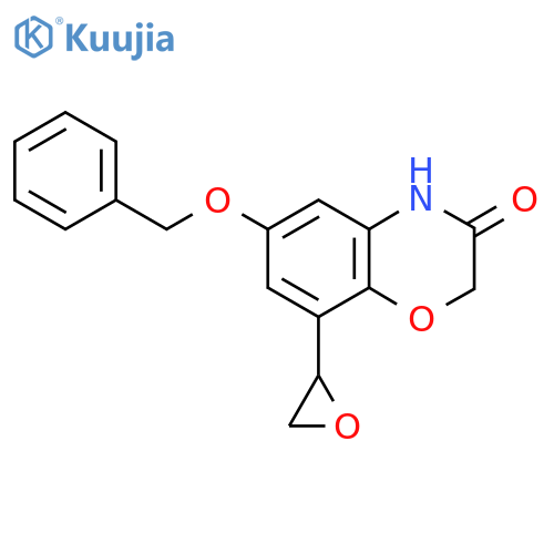 (R)-6-Benzyloxy-8-(oxiran-2-yl)-4H-benzo1,4oxazin-3-one structure