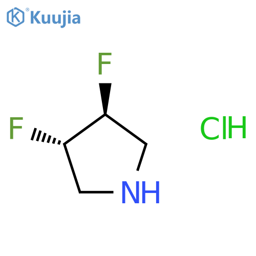 trans-3,4-difluoropyrrolidine hydrochloride structure