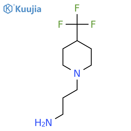 3-(4-Trifluoromethyl-piperidin-1-yl)-propylamine structure