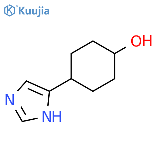 Cyclohexanol, 4-(1H-imidazol-4-yl)- structure