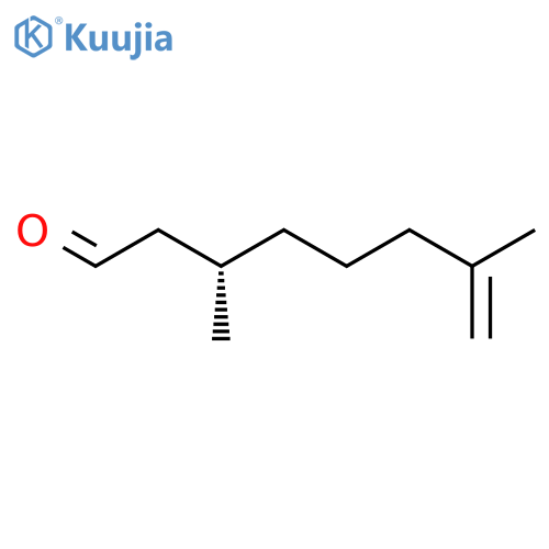 [S,(-)]-3,7-Dimethyl-7-octenal structure
