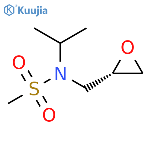 Methanesulfonamide, N-(1-methylethyl)-N-(oxiranylmethyl)-, (S)- structure