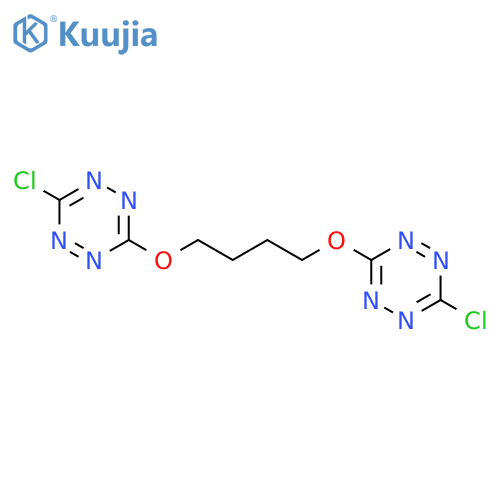 1,2,4,5-Tetrazine, 3,3'-[1,4-butanediylbis(oxy)]bis[6-chloro- structure