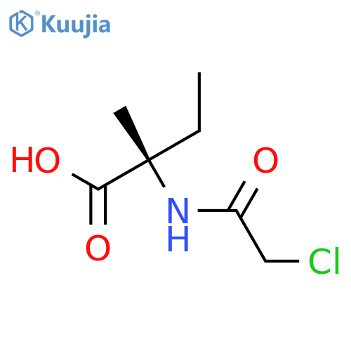 D-ISOVALINE, N-(CHLOROACETYL)- structure