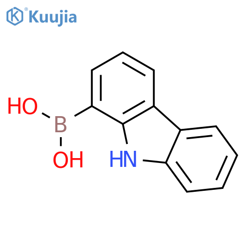 B-9H-carbazol-1-yl-Boronic acid structure